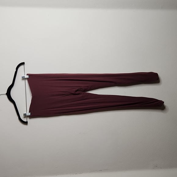 OOTDFash mauve Leggings set with matching crop tank - Picture 3 of 5